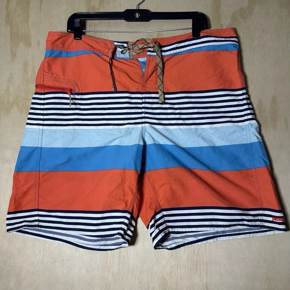 Patagonia Shorts Board‎ Shorts Men’s Size 36 Striped Multicolor Nylon